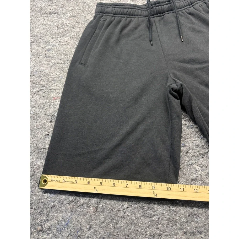 Adidas Originals Mens Trefoil French Terry‎ Shorts Black White Logo Small NEW